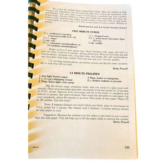Our Best Recipes Terrace United Methodist Church Vintage 1002 Cookbook - Picture 8 of 11